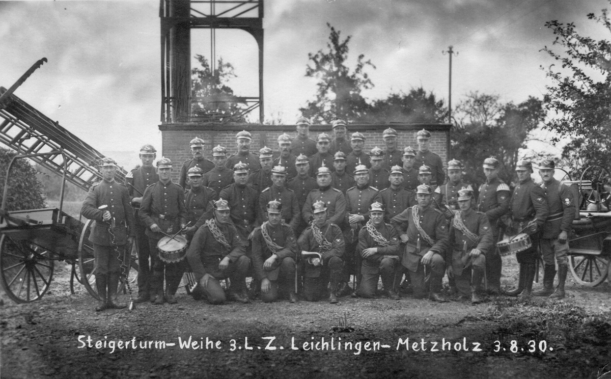 Steigerturm Weihe Mannschaftsfoto